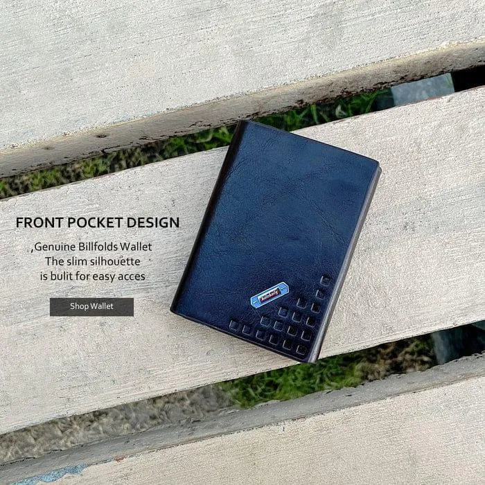 Men's Trifold Leather Wallet