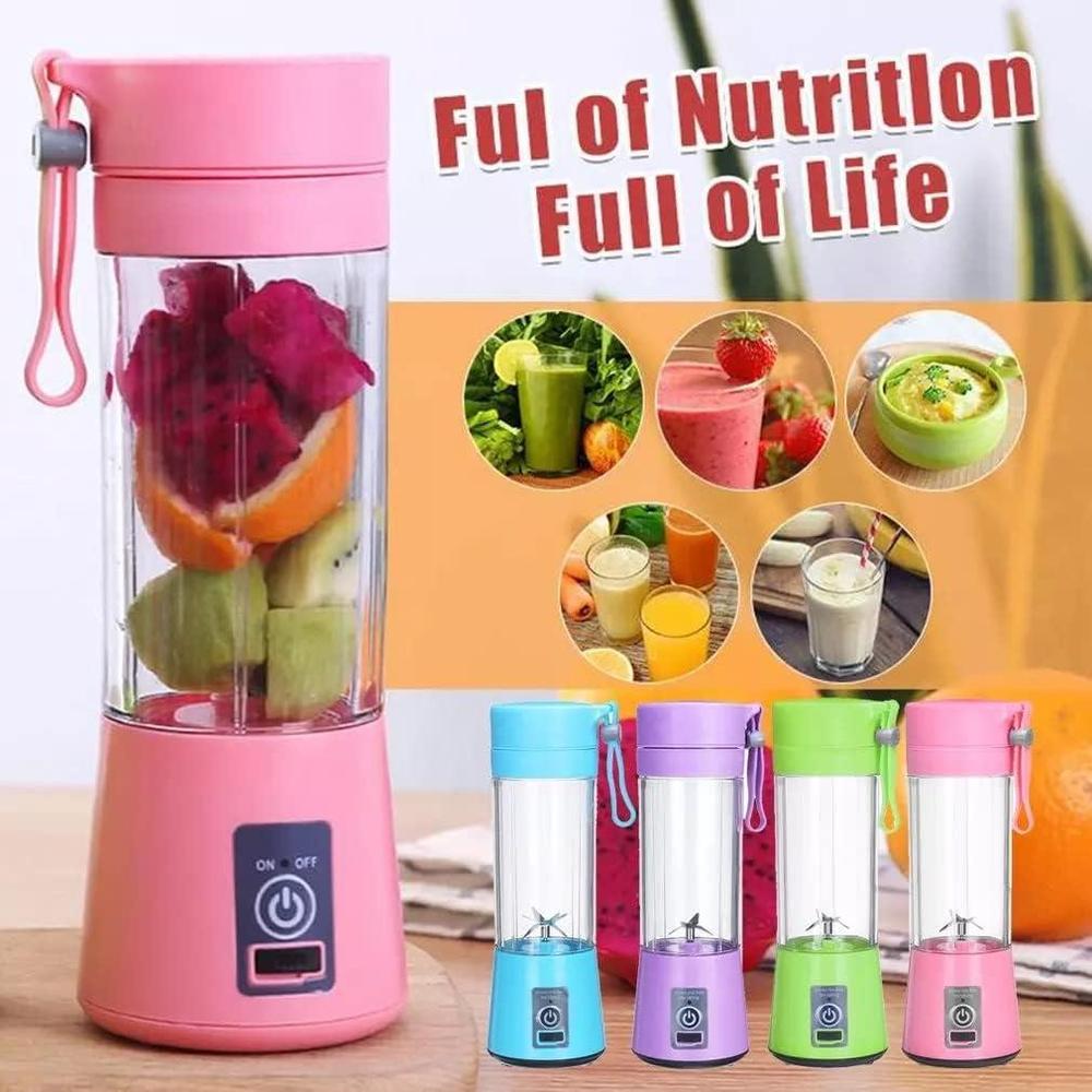 Portable & Rechargeable Electric Juicer Blender