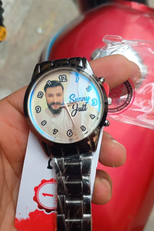 Customized Name Luxury Black Chain Watch For Mens /Boys - Stylish Watch Latest Fashion watch