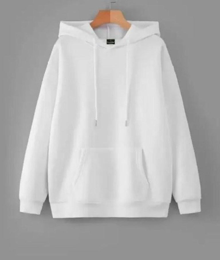 1 Pc Men's Fleece Plain Hoodie